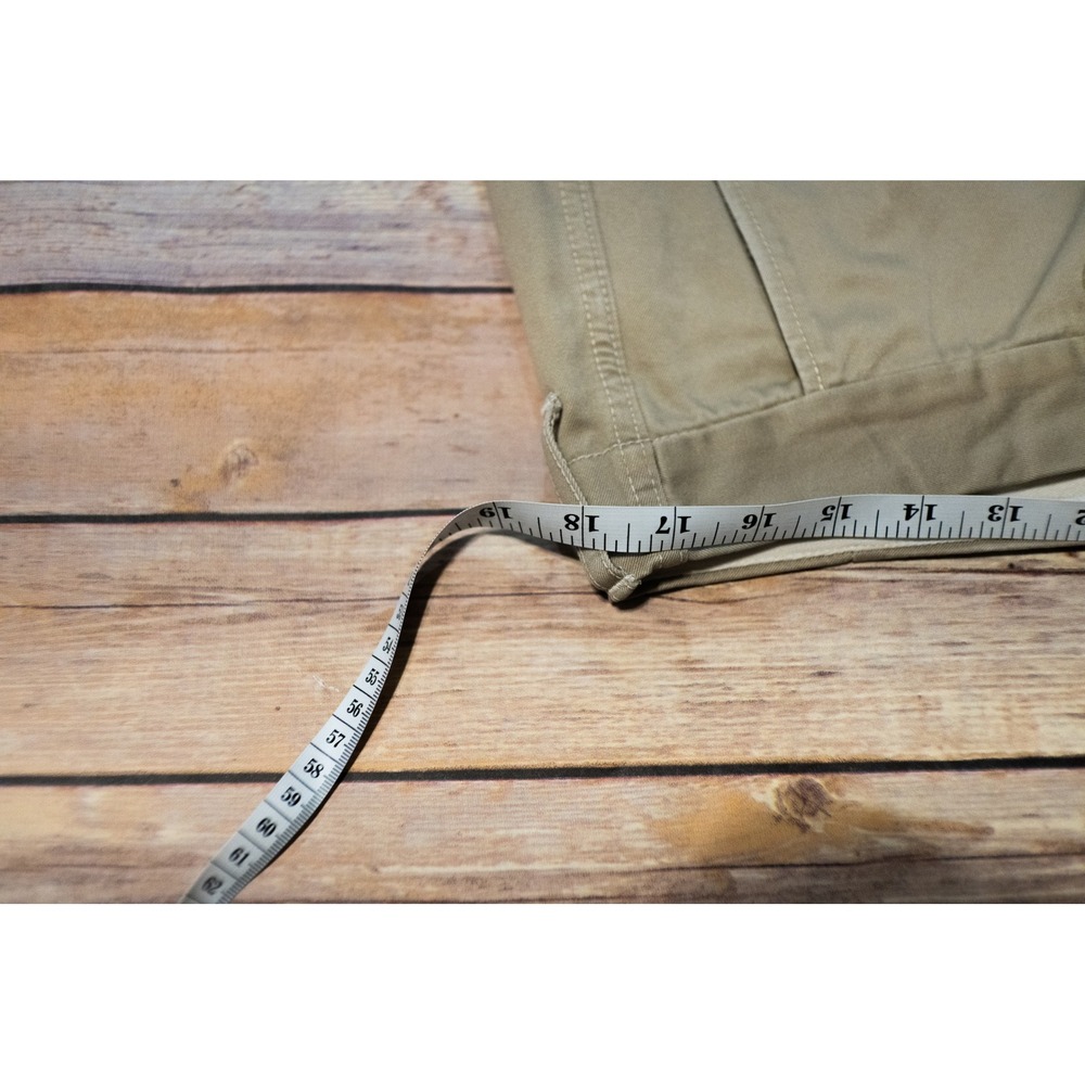 Momotaro Jeans Mens Khaki Chino Trousers Made in Okayama Japan GTB Stripes Tan - Picture 14 of 16
